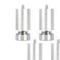 thumbnail image 6 of 4Pcs Table Feet M10 Alloy Metal Furniture Legs for Beds Coffee Tables Couch Argent 10cm, 6 of 7