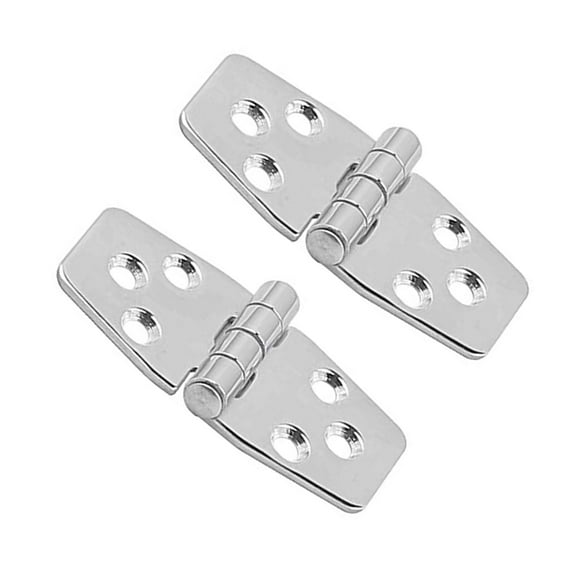 ETEREAUTY 2Pcs Stainless Steel Door Hinges Heavy Duty Concealed Hinges for Furniture with Stable Fixation