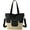 Black, variant on Kukuzhu Canvas Hobo Shoulder Bag for Women Large Travel Crossbody Bag Shopping Handbag Purse