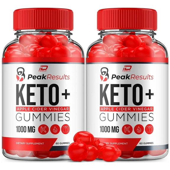 Peak Results Keto ACV Gummies Supplement – PeakResults Apple Cider Vinegar 1000MG, Reviews, 2 Pack, 120 Gummies