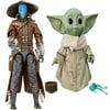 The Black Series Cad Bane Toy 6-Inch Scale The Clone Wars Collectible Action Figure + The Child Talking Toy with Character Sounds and Accessories The Mandalorian, Pack of 2