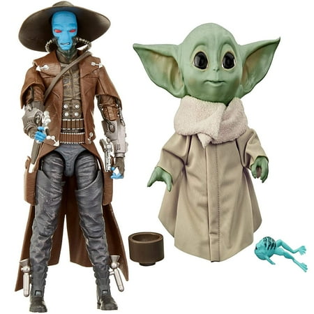 The Black Series Cad Bane Toy 6-Inch Scale The Clone Wars Collectible Action Figure + The Child Talking Toy with Character Sounds and Accessories The Mandalorian, Pack of 2