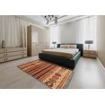 thumbnail image 5 of Ahgly Company Machine Washable Indoor Rectangle Contemporary Peru Brown Area Rugs, 5' x 8', 5 of 7
