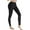 Black, variant on SPECIAL MAGIC Women's Stretchy Mid Waist Workout Leggings with Hidden Pocket,2-Pack Blue