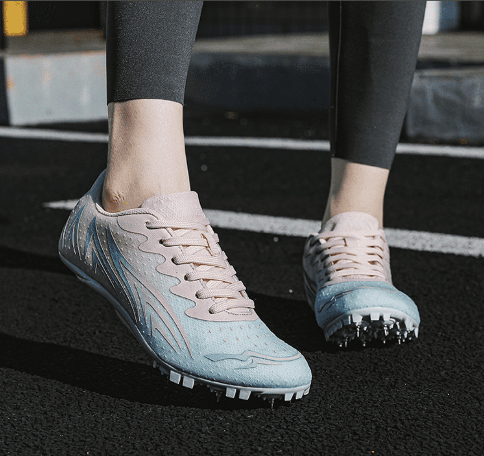 OnyxTrek Track and Field Shoes for Men Women 8 Spikes Boys and Girls Kids Running Racing Shoes