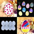 thumbnail image 4 of 8Pcs Easter Eggs Decorations Silicone Mold with Bunny Pattern for DIY Keychain Craft Ornaments Gift, 4 of 6