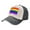 Black And White, variant on Men Women Pride Rainbow Flag Pattern Distressed Twill Cotton Baseball Cap Vintage Adjustable Dad Hat