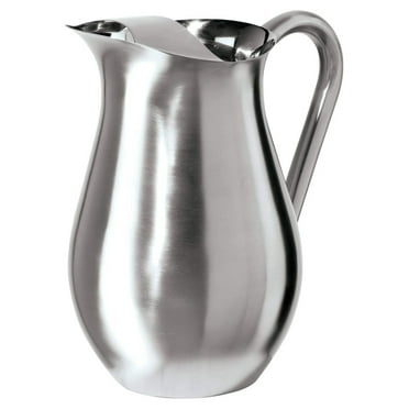 Stainless Steel Pitcher - 68 oz, Silver