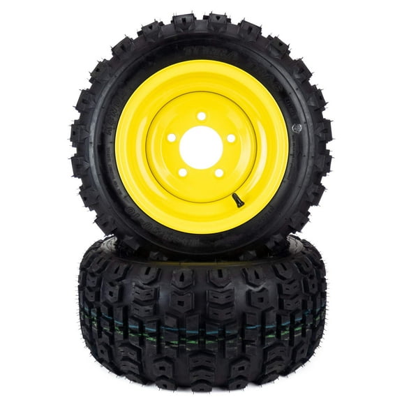 (2) All Terrain Tire Assemblies 18x8.50-10 John Deere 1023E 1026R 1025R LVA20123