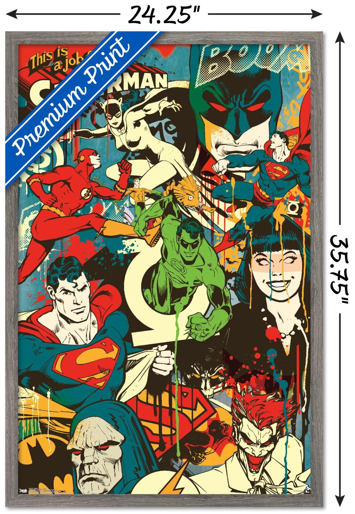 DC Comics - Justice League - This Looks Like A Job Wall Poster, 22.375" x 34" Framed
