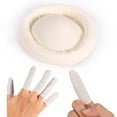 thumbnail image 2 of Peahefy Finger Cot Protector,100Pcs/Bag Disposable Anti Static Protective Rubber Finger Cots Tattoo Nail Art Accessory, Rubber Finger Cot, 2 of 5