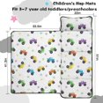 thumbnail image 5 of Monster Cartoon Truck White Pattern Teens Toddler Nap Mat with Pillow, Sleeping Mat Bag for Preschool Daycare 51"x22", 5 of 6