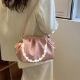 thumbnail image 7 of 2Pcs 10Inch Plastic Imitation Rose-shaped Pearl Beaded Bag Handles for DIY Accessory Handbag Purse Chain Replacement White, 7 of 7