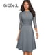 thumbnail image 1 of Elegante vestido de cóctel para fiesta con falda plisada de encaje calado, 1 of 6