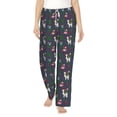 thumbnail image 2 of Lsque Christmas Party Print Women's Pajama Pants, Lounge Pant - Comfortable Home Wear,Elastic Waistband, Stylish Design-Large, 2 of 9