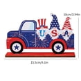 thumbnail image 2 of 2PCS Wooden Patriotic Table Decoration, 4th of July Table Centerpiece Independence Day Letter Sign Table Decoration for Patriotic Party Memorial Day Home Decor, 2 of 4