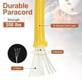 thumbnail image 3 of Uxcell Paracord Parachutes Cord Spool Survival Strong Rope Strings for Outdoor Use Yellow 49 Feet, 3 of 7