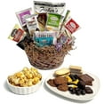 12 Piece customizable chocolate gift basket chocolates, cookies, and