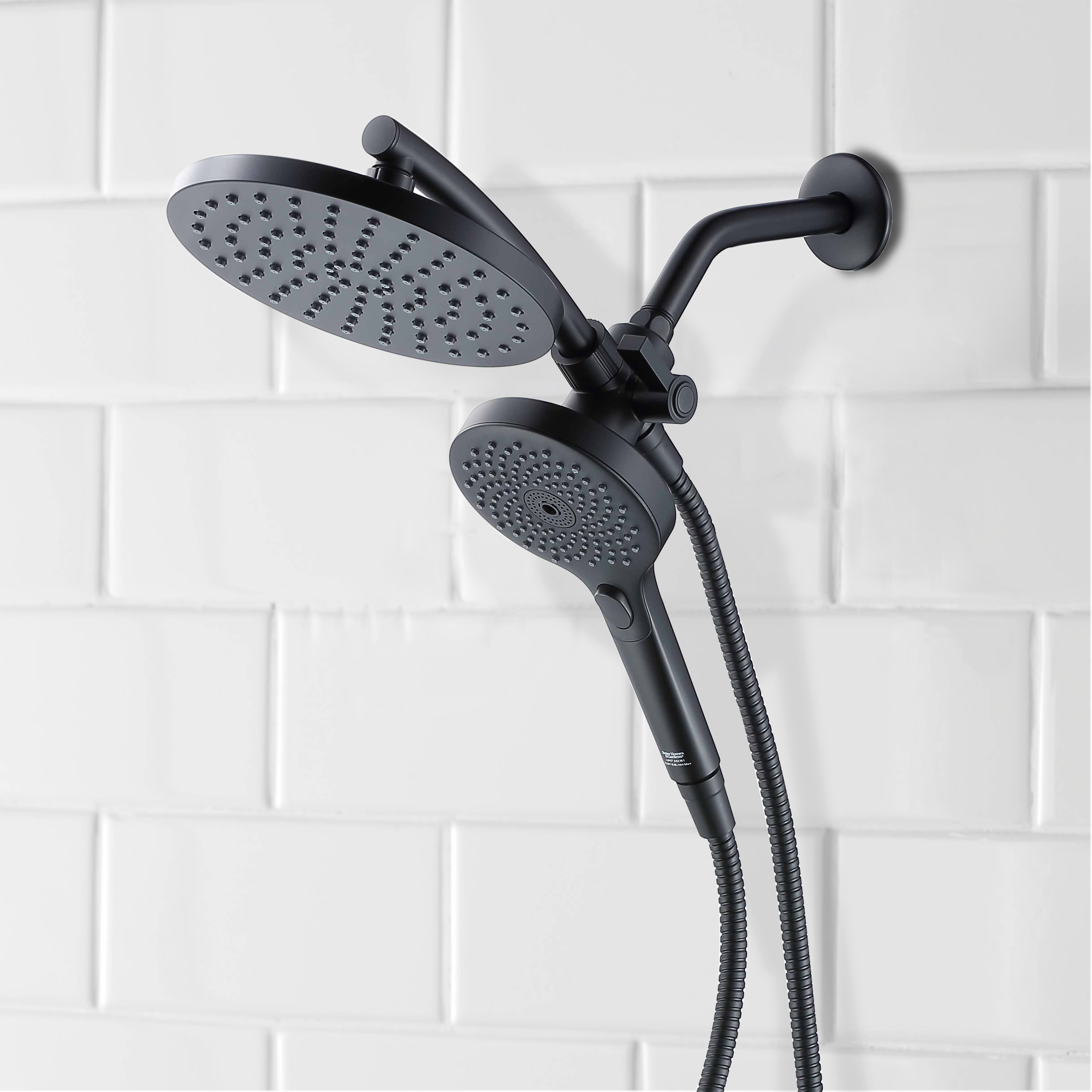 Better Homes & Gardens Matte Black Magnetic Shower Combo