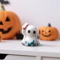 thumbnail image 2 of Halloween Mini Ghost Figurine Decor,Funny Resin Ghost Statue, Cute Decor for Halloween Decorations Bookshelf, Terrace, Bedroom,Porch and Tabletop,H, 2 of 9