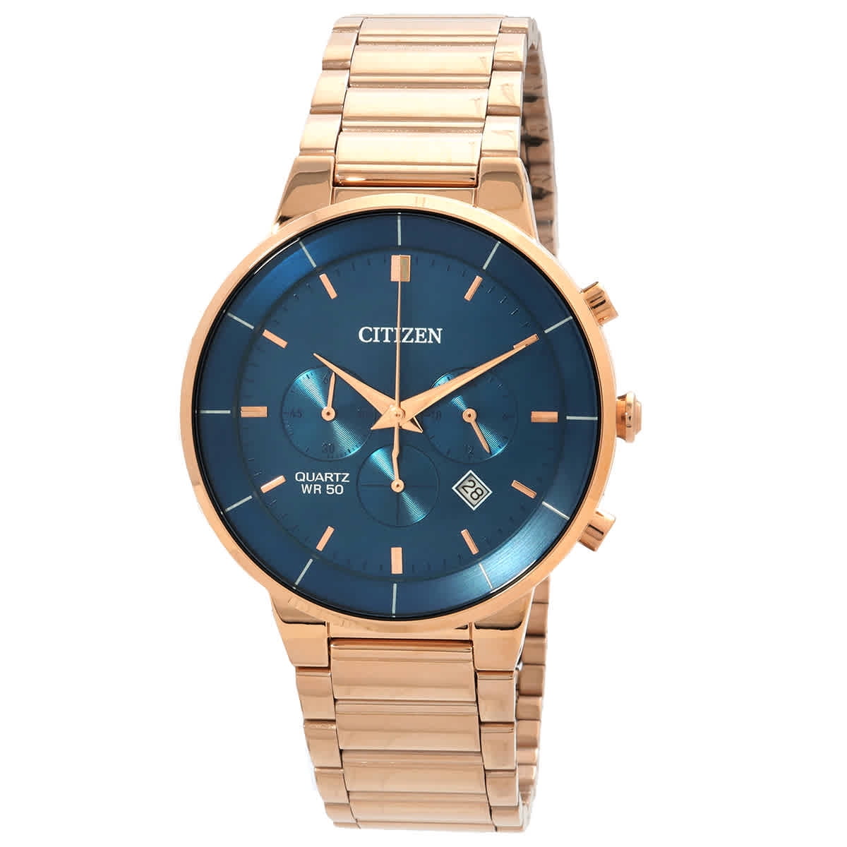 Citizen Men's Tsuki-yomi A-T Super Titanium Red Dial Watch BY1018