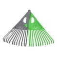 thumbnail image 2 of Leaf Rake, 24 Tines Detachable Garden Rake  for Flower Beds, 2 of 7