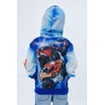 thumbnail image 3 of Monster Jam Marvel's Monster Trucks Spider-Man Iron Man Captain America Fleece Athletic Pullover Hoodie Toddler to Big Kid, 3 of 5