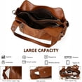 thumbnail image 6 of Sunyuer Vintage Chic Large Capacity PU Leather Shoulder Bag for Women - Stylish Slouchy Hobo Purse, 6 of 9