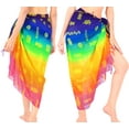 thumbnail image 2 of HAPPY BAY Women's Beachwear Sarong Coverups Bikini Skirt Swimsuit Swim Cover up Summer Wraps Swimwear Beach Wrap Skirts for Women One Size Punch, Fish, 2 of 4