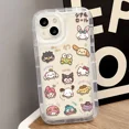 thumbnail image 3 of Sanrio Hello Kitty Cinnamoroll Phone Case For iPhone 15 14 13 12 11 Pro Max Mini X XR XS 7 8Plus Soft Silicone Transparent Cover RJ, 3 of 5
