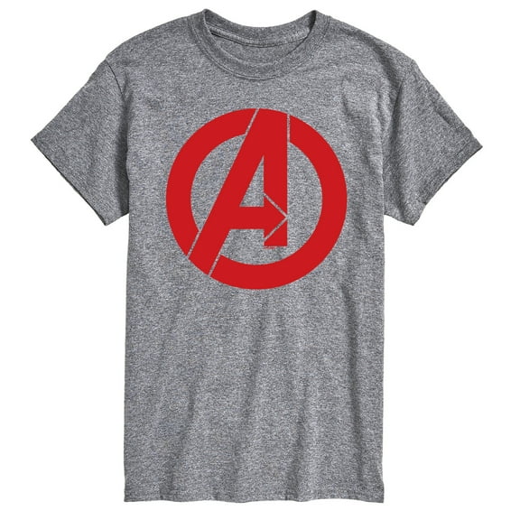 Marvel The Avengers - A Logo - Adult Short Sleeve Graphic T-Shirt