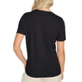 thumbnail image 2 of Women's Starter Black Charlotte Hornets Fireworks T-Shirt, 2 of 3