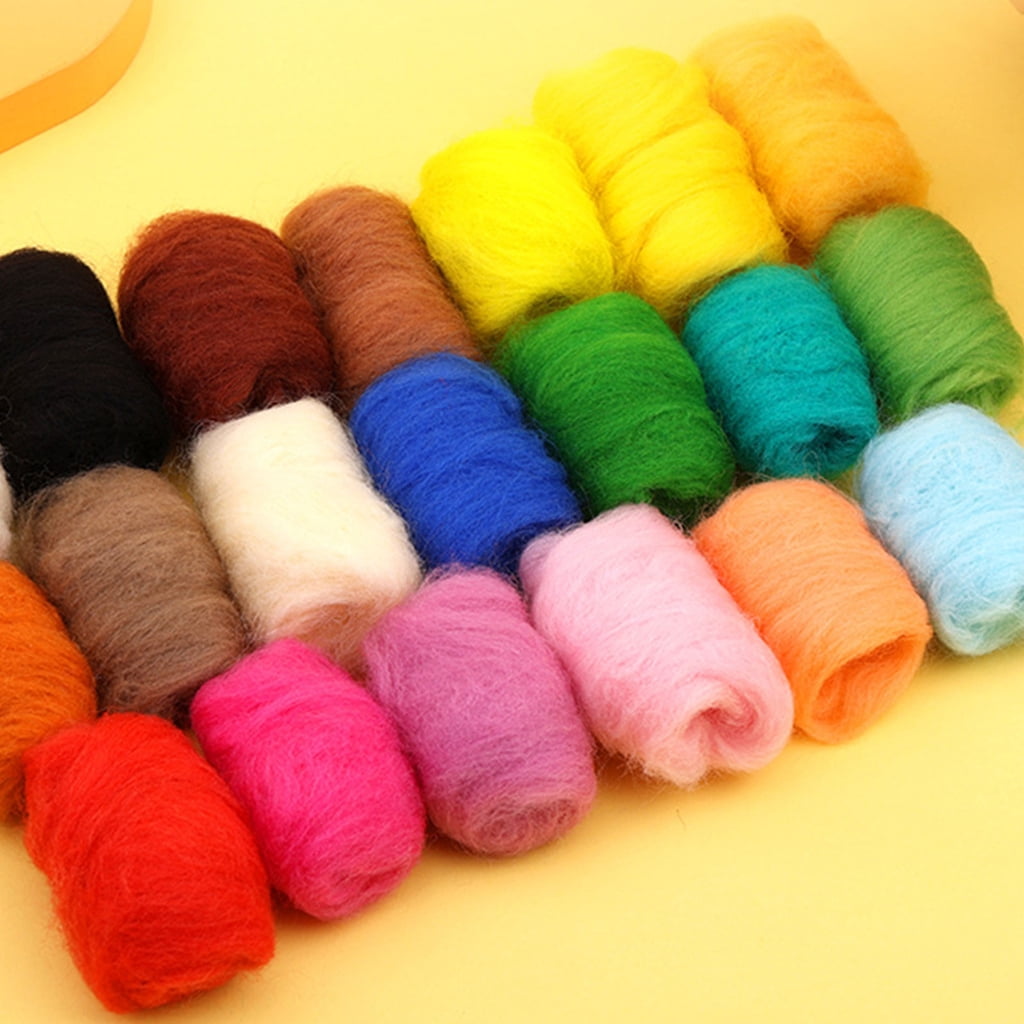 Needle Felting Set with Felting Tool Wool Needle Felting Starter Kits Needle Felting Supplies for Craft Home Decoration