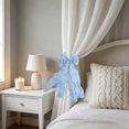 thumbnail image 6 of PONPRNGY 1 Pack Bow Curtain Tiebacks Clip Aesthetic Tie Backs for Curtains, Home Decor Living Room Curtain Decoration Clip, 6 of 6