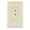 Ivory, variant on Maxxima 3-Way / Single Pole Dimmer Light Switch 600 Watt, LED Compatible, Wall Plate Included, Black