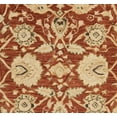 thumbnail image 2 of SAFAVIEH Anatolia Venice Traditional Wool Area Rug, Rust/Green, 6' x 6' Round, 2 of 3