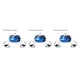 thumbnail image 1 of Inteprter Juego de pegatinas protectoras para controlador de auriculares VR para Quest 2, pegatina de cubierta de auriculares VR de piel de PVC para Type1 NO1, 1 of 6