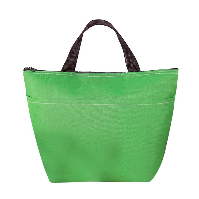 ¡Liquidación! Bolsa térmica Leott para almuerzo, ligera, plegable y de color sólido, color verde. Bolsa térmica portátil para almuerzo, para adultos. 1 bolsa.