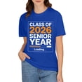 thumbnail image 2 of 2026 Graduation Double Sided Different Design T-Shirt, Senior 2026 Tee Class of 2026 Celebration T-Shirt, 2026 Double Sided Tee OdeJous Blue S, 2 of 5