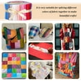 thumbnail image 6 of 40 Sheets Cotton Fabrics Quilting Strips Fabric Strips for Quilting Colorful Cotton Craft Fabric Bundle Precut Patchwork Cotton Square for DIY Crafts, 6 of 7