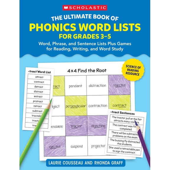 The Ultimate Book of Phonics Word Lists: Grades 3-5: Games & Word Lists for Reading, Writing, and Word Study, (Paperback)