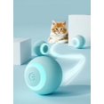 thumbnail image 3 of Juguetes inteligentes para gatos, bola rodante automática, juguetes eléctricos para gatos, juguetes interactivos para gatos, juguetes para gatitos automóviles, accesorios para mascotas, 3 of 4