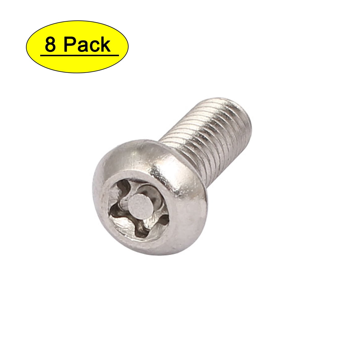 M6x16mm 304 Stainless Steel Button Head Torx Tamper Proof Screws T30