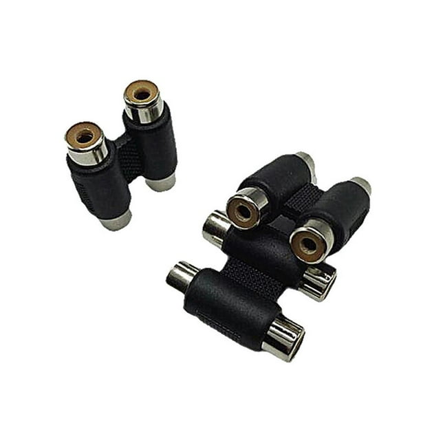 Cable de Extensión Del Adaptador de Acoplamiento de 2 RCA Audio-video a Hugo RCA hembra a hembra | en línea Cable de Extensión Del Adaptador de Acoplamiento de 2 RCA Audio-video a Hugo RCA hembra a hembra | en línea