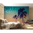 thumbnail image 6 of Oceanview Non-pasted Wallpaper Wall Mural - Tropical California Beach, 6 of 7