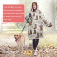 thumbnail image 4 of Lightgray Highland Cow Boot Flower Pattern Wearable Oversized Blanket,Wearable Blanket Hoodie for Adults,Cozy Hooded Blankets with Super Pockets,Super Warm Fuzzy Pullover for Women & Men, 4 of 6