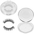 thumbnail image 3 of 5Pcs False Eyelashes Storage Boxes Round False Eyelashes Packing Box Transparent Plastic Eyelash Case Organizer Eye Lashes Travel Storage Carry Case for Girls and Women (Black), 3 of 8