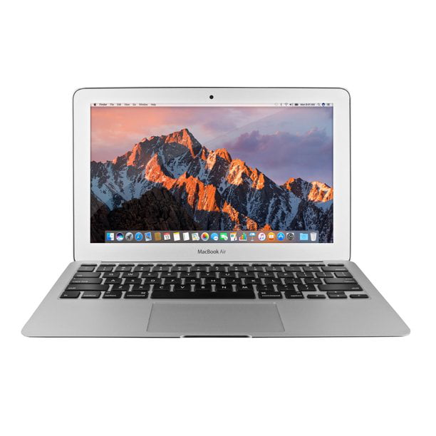 سنترال بيرك Refurbished Apple MacBook Air 11.6-Inch Laptop MJVM2A412816, 1.6 GHz Intel  Core i5, 4GB RAM, macOS, 128GB SSD, Grade A -Silver سنترال بيرك