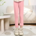 thumbnail image 2 of Zshosam Kids Pants Girls Girls Leggings for Toddler Footless Girls Pants Stretchy Baby Girl's Pants Infant Basic Leggings Size 9T 10T,(Pink 9-10 Years), 2 of 9