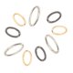 thumbnail image 1 of Hebilla De Anillo De Resorte, Aleación De Hebilla De Anillo Ovalada, Hermosa, Multifuncional, Duradera Para Llaveros, Cadenas, Cuerdas, Camping Para Accesorios De Bricolaje ANGGREK Otros, 1 of 8